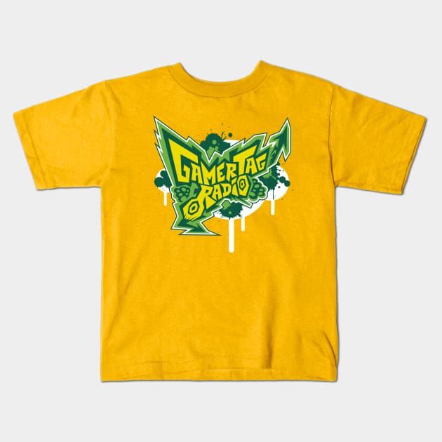 Jet Set Gamertag Kids T-Shirt by KryptoFox84